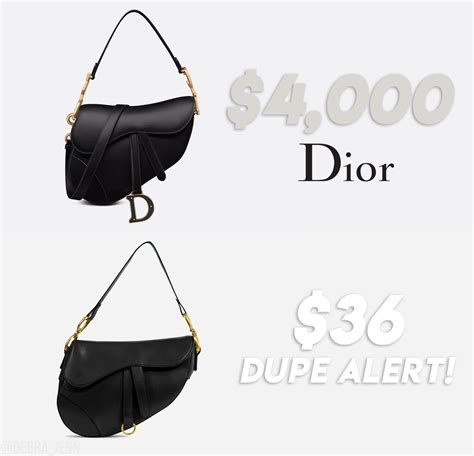 dior saddle dupe bag|christian dior look alike bags.